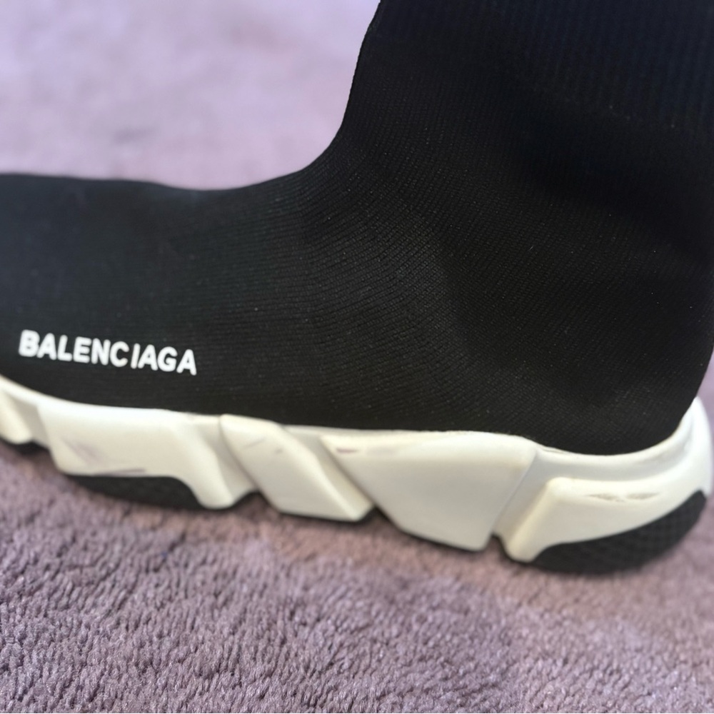 Balenciaga Monochrome Sock Sneakers